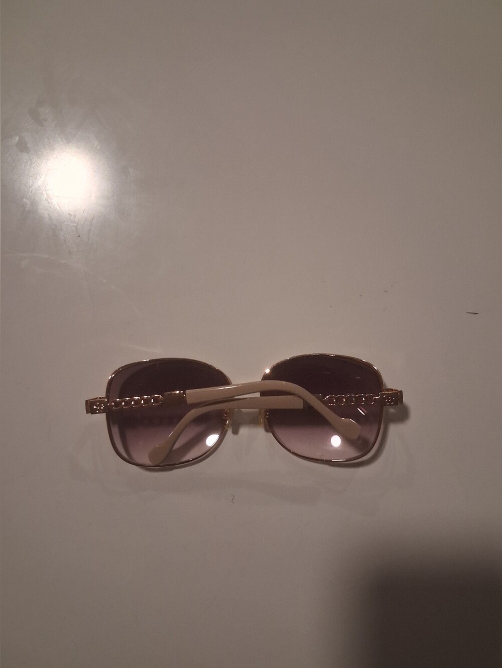 Gold Frame Brown Gradient Women's Sunglasses